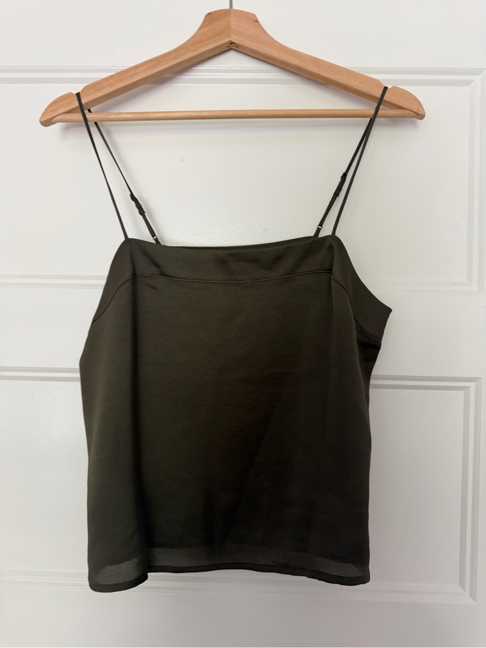 Express Olive Green Spaghetti Strap Cami